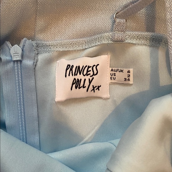 Princess Polly Powder Blue Dress - Picture 6 of 7